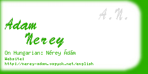 adam nerey business card
